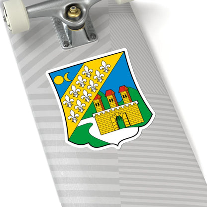 Coa Hungary Town Budapest 11th (Hungary) (Coat of Arms) STICKER Vinyl Kiss-Cut Decal - The Sticker Space