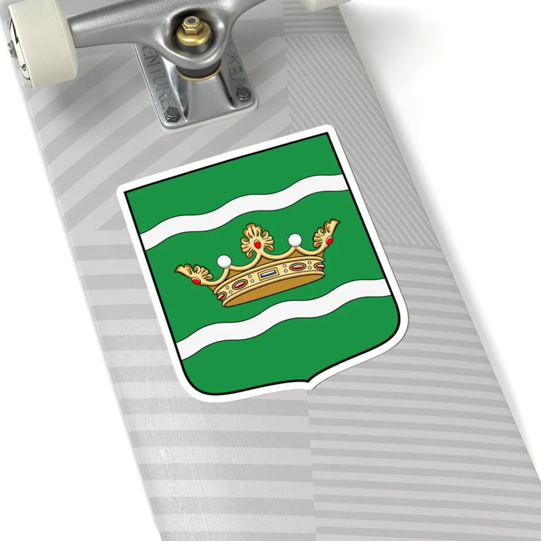 Coa Hungary Town Budapest 16th (Hungary) (Coat of Arms) STICKER Vinyl Kiss-Cut Decal - The Sticker Space