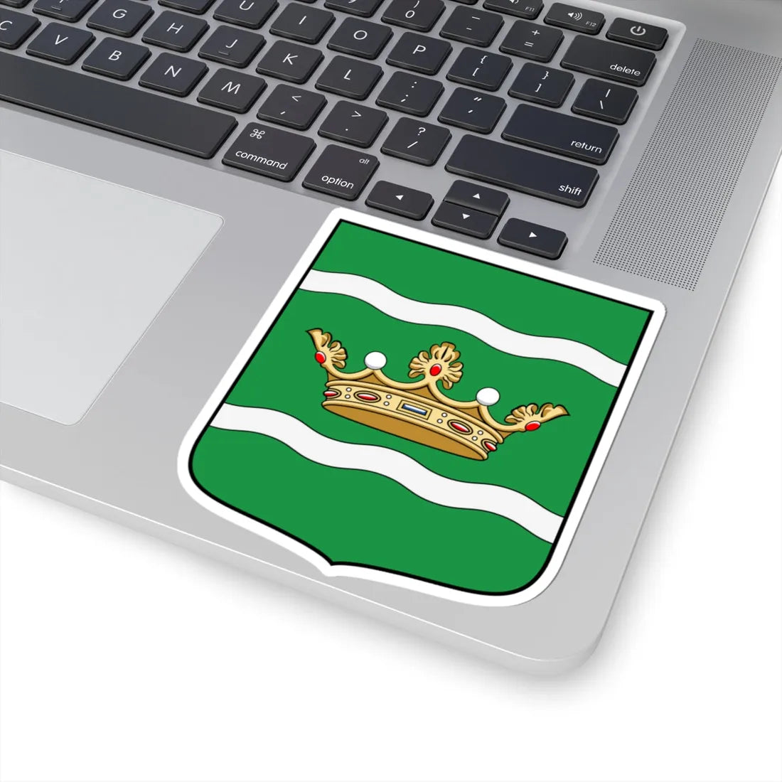 Coa Hungary Town Budapest 16th (Hungary) (Coat of Arms) STICKER Vinyl Kiss-Cut Decal - The Sticker Space