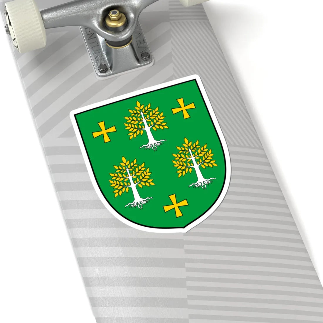 Coa Hungary Town Budapest 2nd (Hungary) (Coat of Arms) STICKER Vinyl Kiss-Cut Decal - The Sticker Space