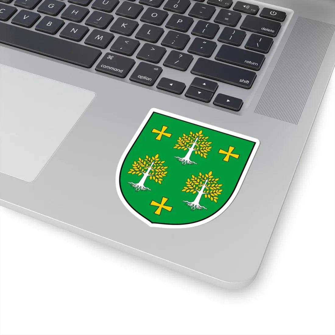 Coa Hungary Town Budapest 2nd (Hungary) (Coat of Arms) STICKER Vinyl Kiss-Cut Decal - The Sticker Space