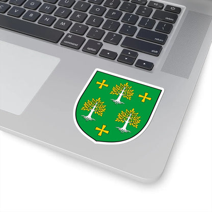 Coa Hungary Town Budapest 2nd (Hungary) (Coat of Arms) STICKER Vinyl Kiss-Cut Decal - The Sticker Space