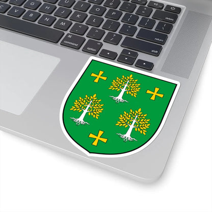Coa Hungary Town Budapest 2nd (Hungary) (Coat of Arms) STICKER Vinyl Kiss-Cut Decal - The Sticker Space