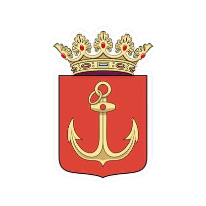 Coa Hungary Town Budapest 4th (Hungary) (Coat of Arms) STICKER Vinyl Kiss-Cut Decal 2 Inch White - The Sticker Space