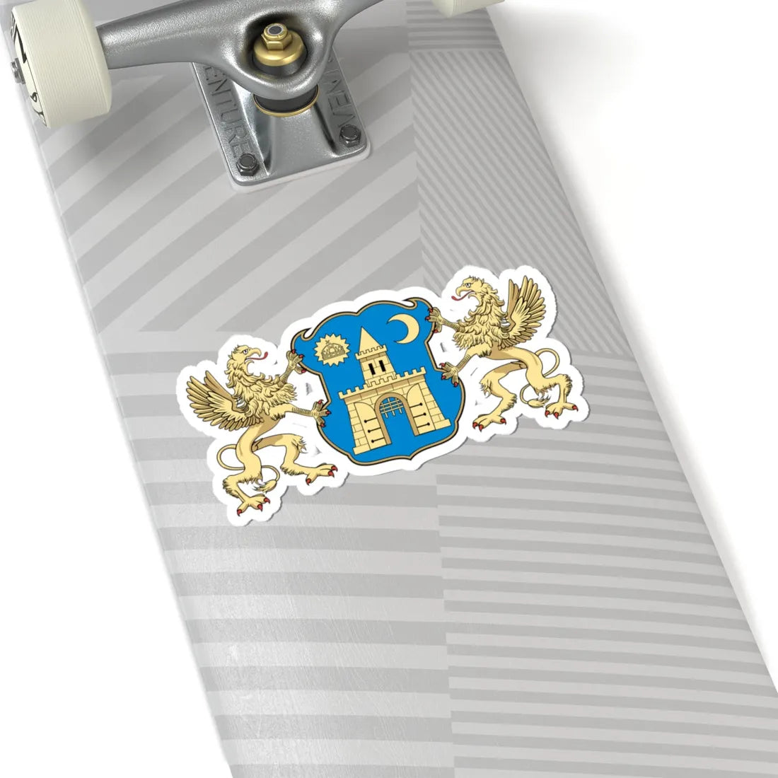 Coa Hungary Town Budapest 5th big (Hungary) (Coat of Arms) STICKER Vinyl Kiss-Cut Decal - The Sticker Space