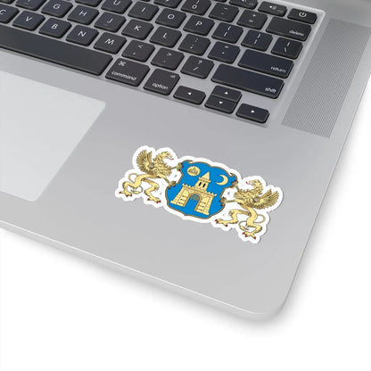 Coa Hungary Town Budapest 5th big (Hungary) (Coat of Arms) STICKER Vinyl Kiss-Cut Decal - The Sticker Space