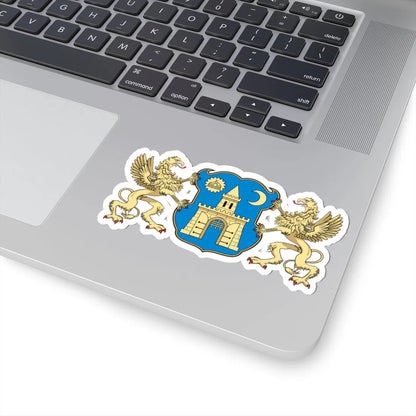 Coa Hungary Town Budapest 5th big (Hungary) (Coat of Arms) STICKER Vinyl Kiss-Cut Decal - The Sticker Space