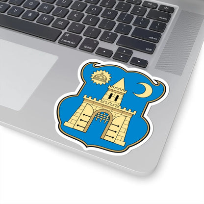 Coa Hungary Town Budapest 5th (Hungary) (Coat of Arms) STICKER Vinyl Kiss-Cut Decal - The Sticker Space