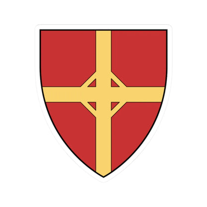 Coa Hungary Town Budapest 6th (Hungary) (Coat of Arms) STICKER Vinyl Kiss-Cut Decal 2 Inch White - The Sticker Space