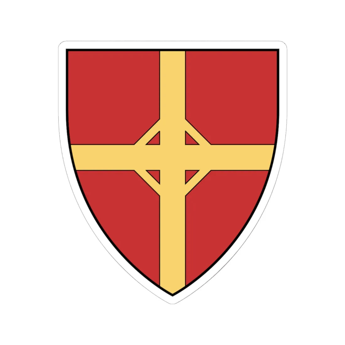 Coa Hungary Town Budapest 6th (Hungary) (Coat of Arms) STICKER Vinyl Kiss-Cut Decal 6 Inch White - The Sticker Space