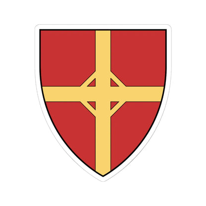 Coa Hungary Town Budapest 6th (Hungary) (Coat of Arms) STICKER Vinyl Kiss-Cut Decal 6 Inch White - The Sticker Space