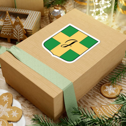 Coa Hungary Town Budapest 8th 1996-2012 (Hungary) (Coat of Arms) STICKER Vinyl Kiss-Cut Decal - The Sticker Space