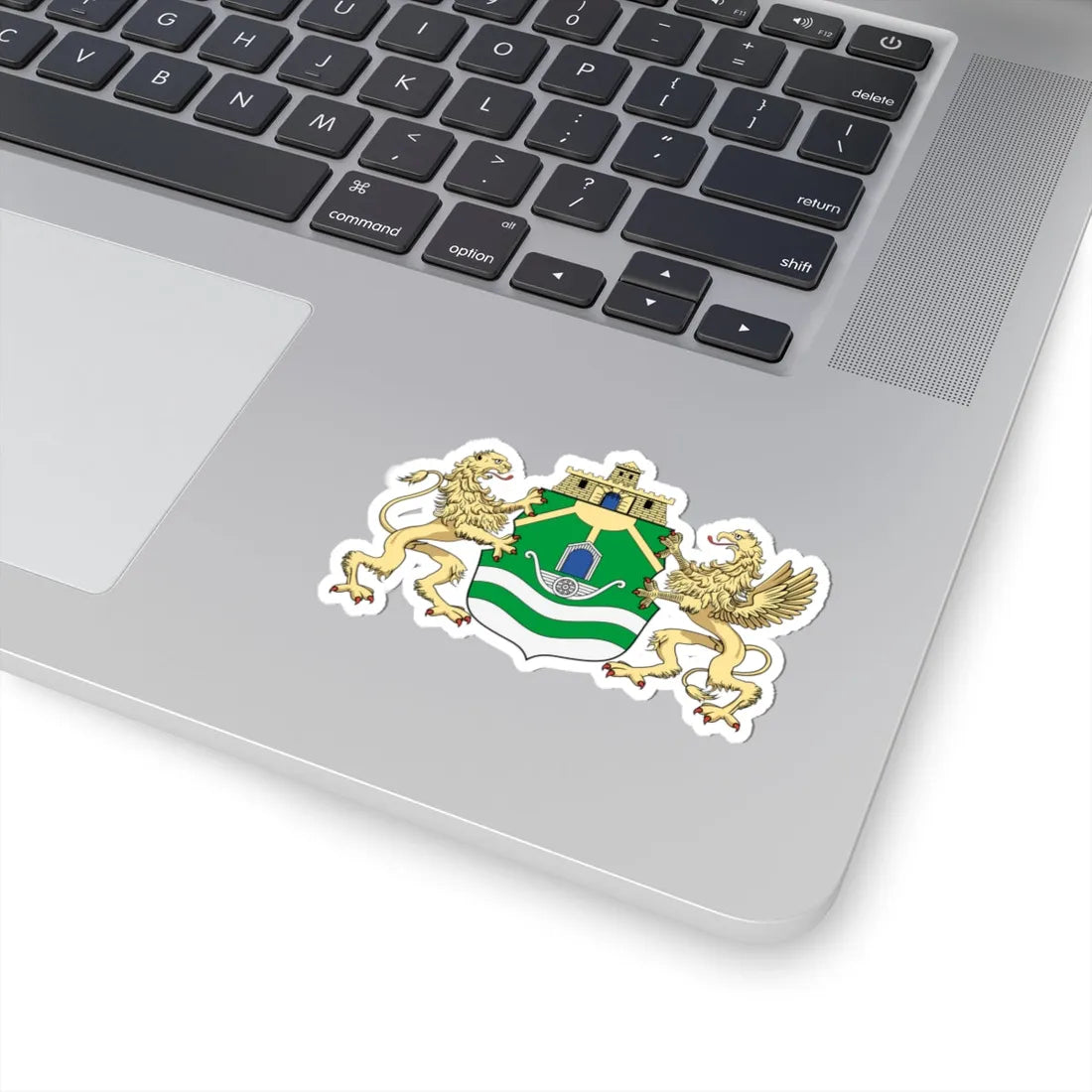 Coa Hungary Town Budapest 9th big (Hungary) (Coat of Arms) STICKER Vinyl Kiss-Cut Decal - The Sticker Space