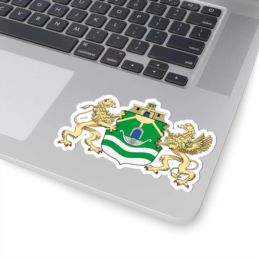 Coa Hungary Town Budapest 9th big (Hungary) (Coat of Arms) STICKER Vinyl Kiss-Cut Decal - The Sticker Space