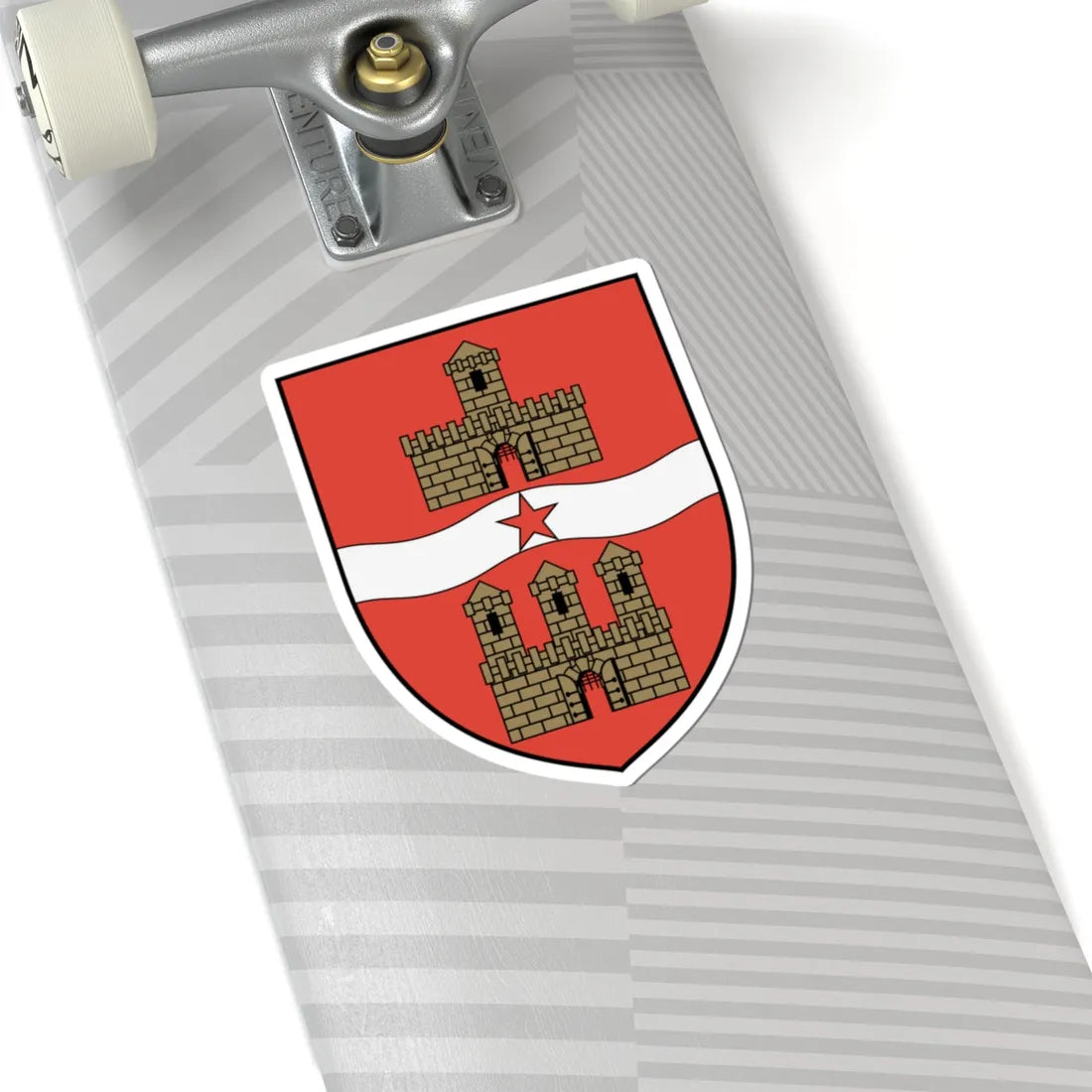 Coa Hungary Town Budapest History (Hungary) (Coat of Arms) STICKER Vinyl Kiss-Cut Decal - The Sticker Space