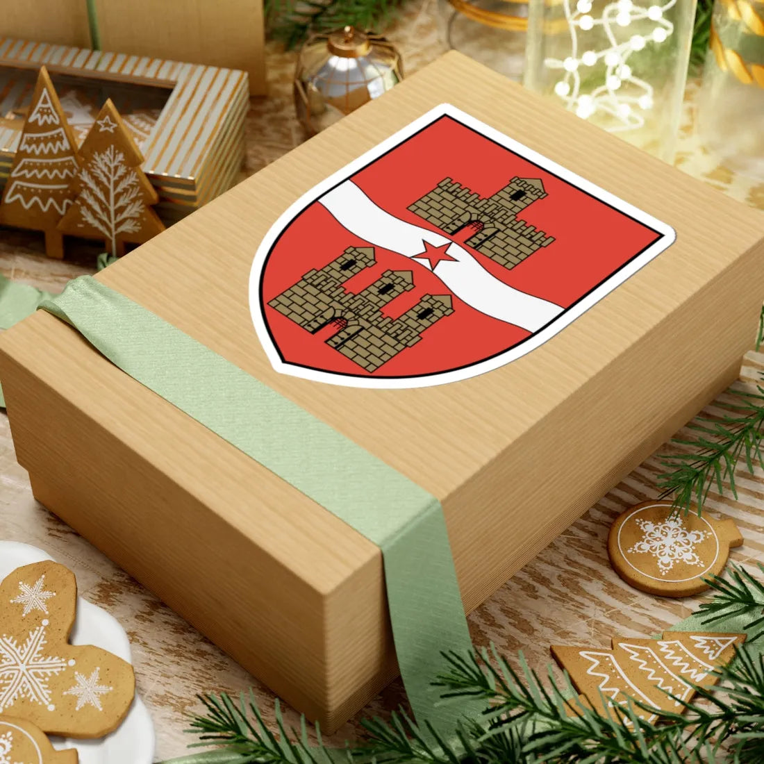 Coa Hungary Town Budapest History (Hungary) (Coat of Arms) STICKER Vinyl Kiss-Cut Decal - The Sticker Space