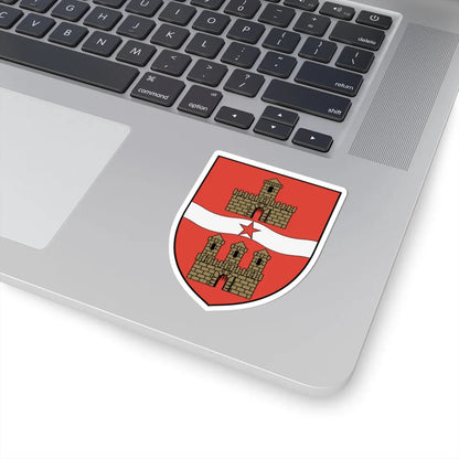Coa Hungary Town Budapest History (Hungary) (Coat of Arms) STICKER Vinyl Kiss-Cut Decal - The Sticker Space