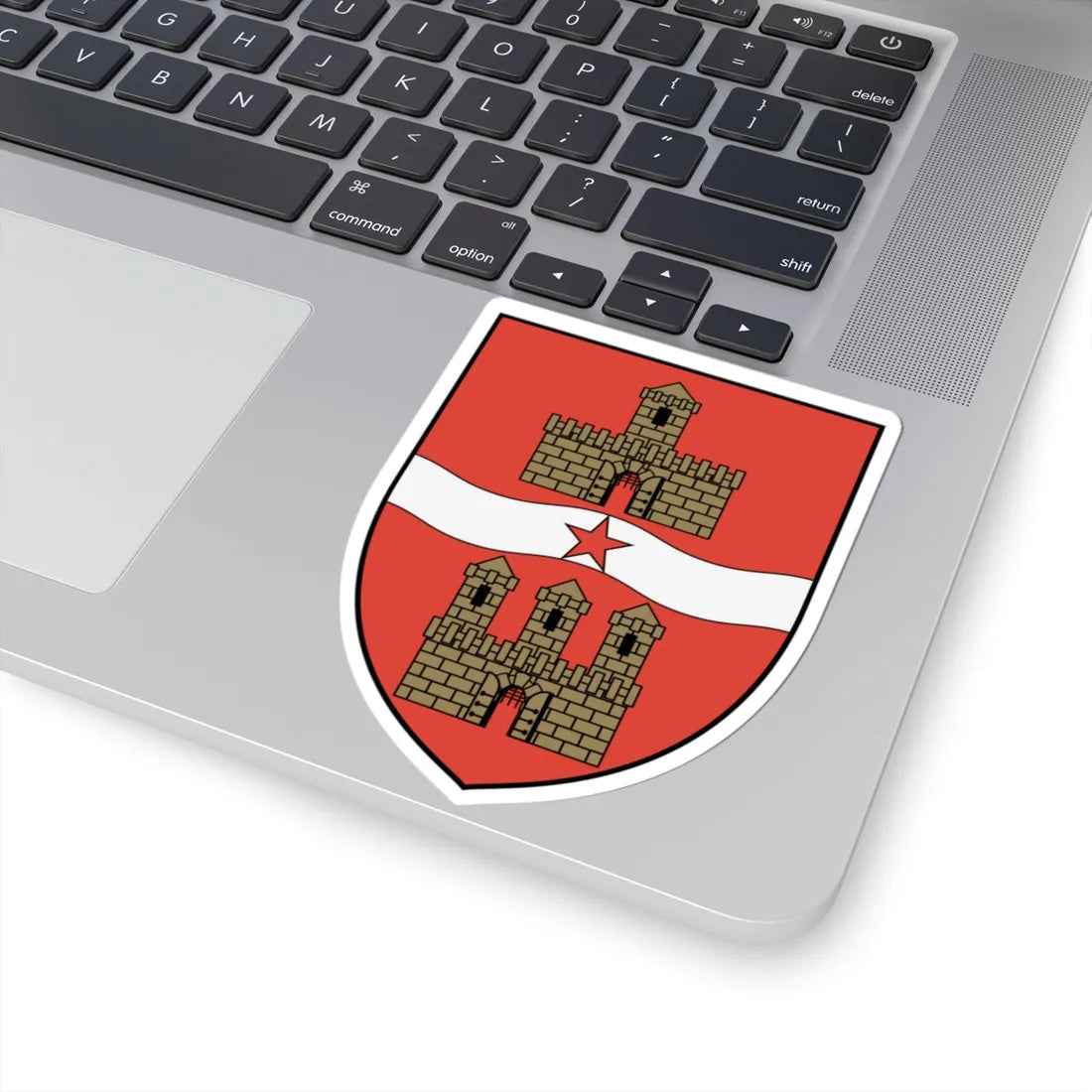 Coa Hungary Town Budapest History (Hungary) (Coat of Arms) STICKER Vinyl Kiss-Cut Decal - The Sticker Space