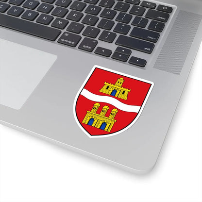 Coa Hungary Town Budapest (Hungary) (Coat of Arms) STICKER Vinyl Kiss-Cut Decal - The Sticker Space