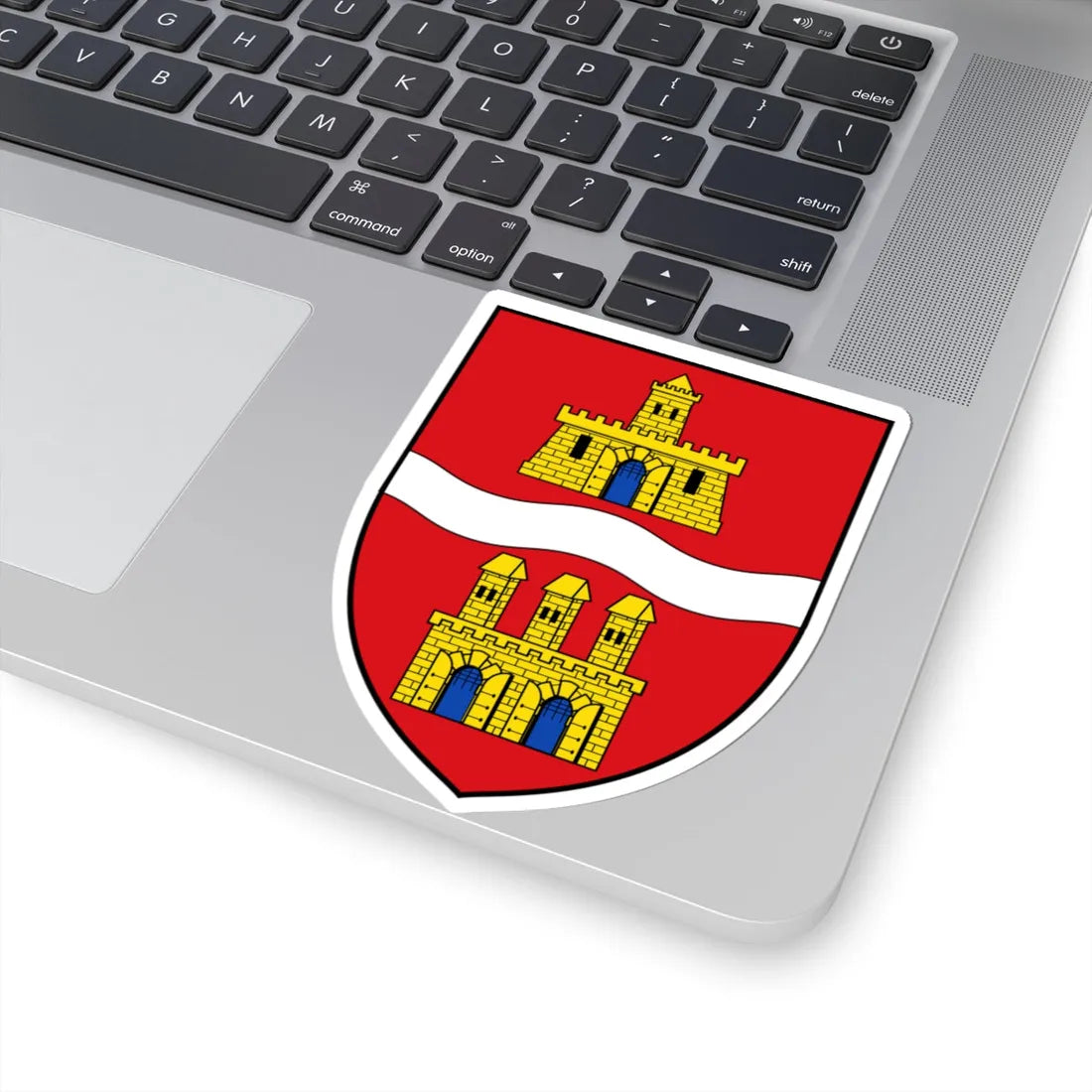 Coa Hungary Town Budapest (Hungary) (Coat of Arms) STICKER Vinyl Kiss-Cut Decal - The Sticker Space