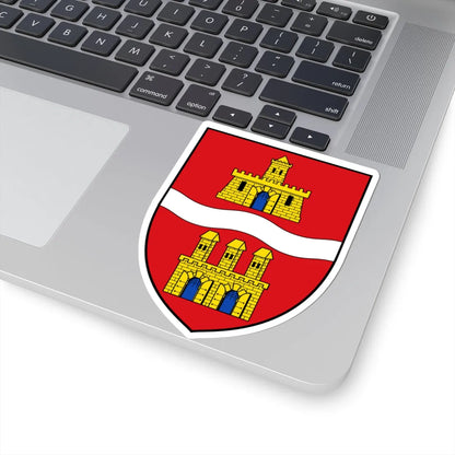 Coa Hungary Town Budapest (Hungary) (Coat of Arms) STICKER Vinyl Kiss-Cut Decal - The Sticker Space