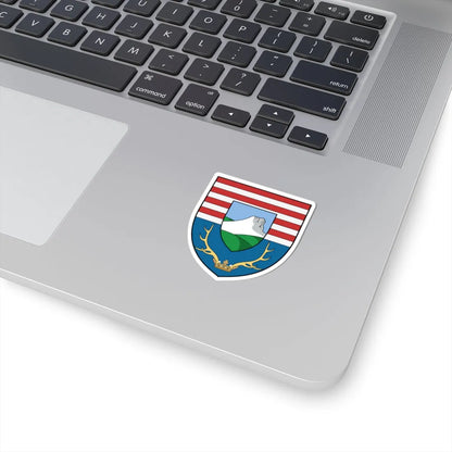 Coa Hungary Town Budaörs (Hungary) (Coat of Arms) STICKER Vinyl Kiss-Cut Decal - The Sticker Space