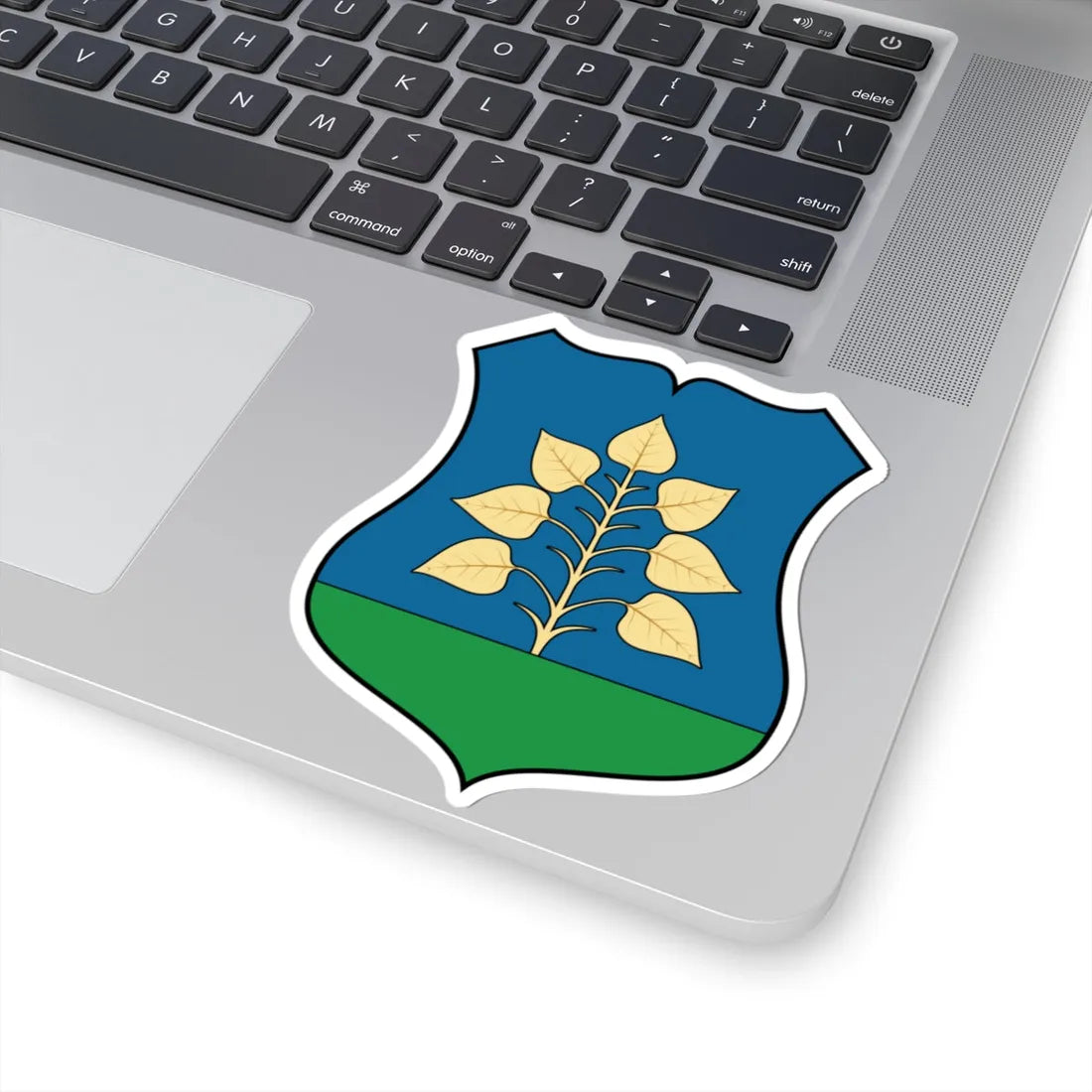 Coa Hungary Town Csanádalberti (Hungary) (Coat of Arms) STICKER Vinyl Kiss-Cut Decal - The Sticker Space