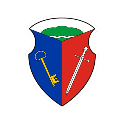 Coa Hungary Town Cserháthaláp (Hungary) (Coat of Arms) STICKER Vinyl Kiss-Cut Decal 2 Inch White - The Sticker Space