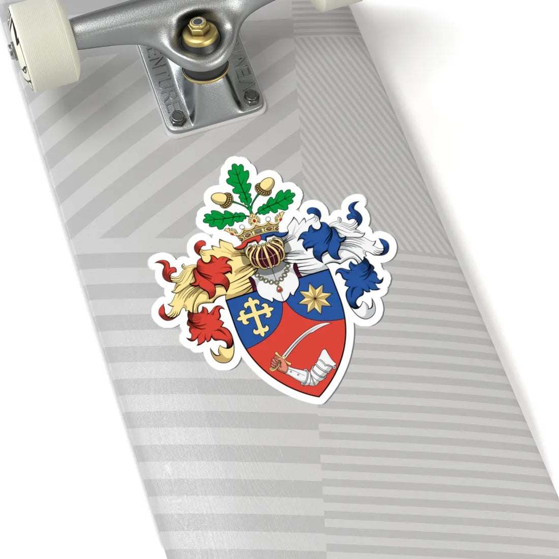 Coa Hungary Town Csertő big (Hungary) (Coat of Arms) STICKER Vinyl Kiss-Cut Decal - The Sticker Space