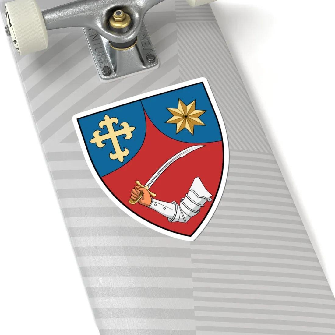 Coa Hungary Town Csertő (Hungary) (Coat of Arms) STICKER Vinyl Kiss-Cut Decal - The Sticker Space
