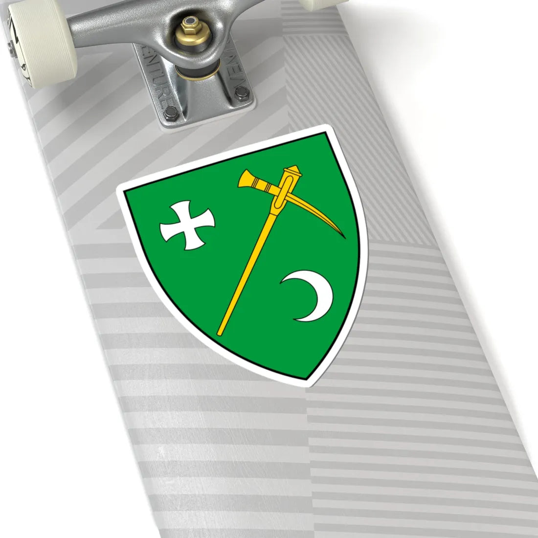 Coa Hungary Town Csákány (Hungary) (Coat of Arms) STICKER Vinyl Kiss-Cut Decal - The Sticker Space