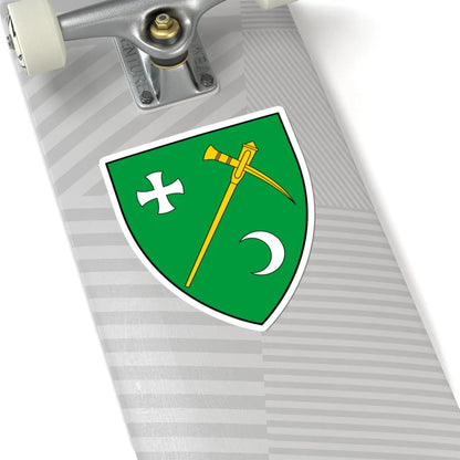 Coa Hungary Town Csákány (Hungary) (Coat of Arms) STICKER Vinyl Kiss-Cut Decal - The Sticker Space