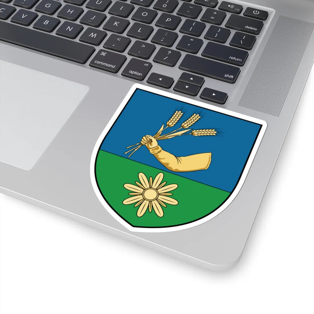 Coa Hungary Town Csorvás (Hungary) (Coat of Arms) STICKER Vinyl Kiss-Cut Decal - The Sticker Space