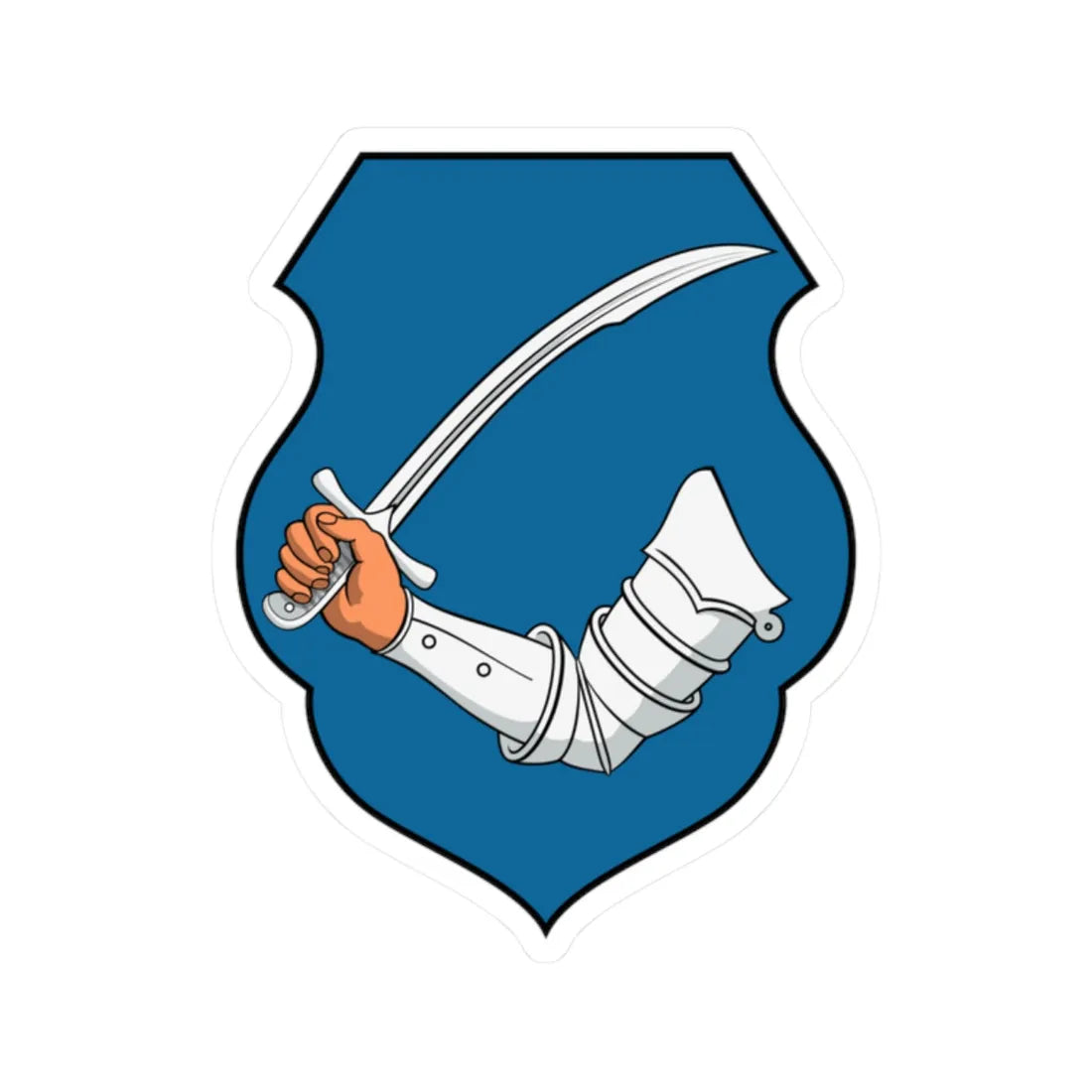 Coa Hungary Town Csépa (Hungary) (Coat of Arms) STICKER Vinyl Kiss-Cut Decal 2 Inch White - The Sticker Space