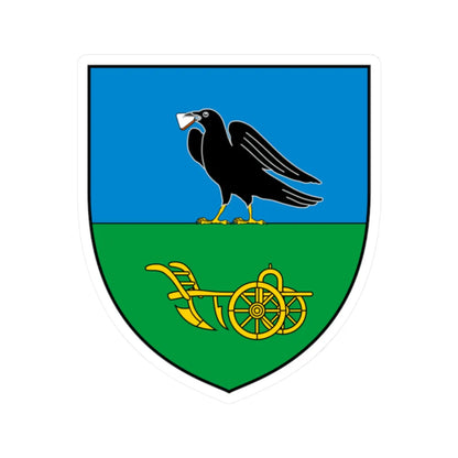 Coa Hungary Town Dabrony (Hungary) (Coat of Arms) STICKER Vinyl Kiss-Cut Decal 2 Inch White - The Sticker Space