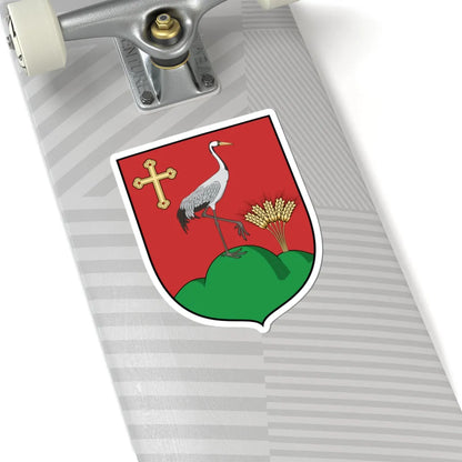 Coa Hungary Town Daruszentmiklós (Hungary) (Coat of Arms) STICKER Vinyl Kiss-Cut Decal - The Sticker Space