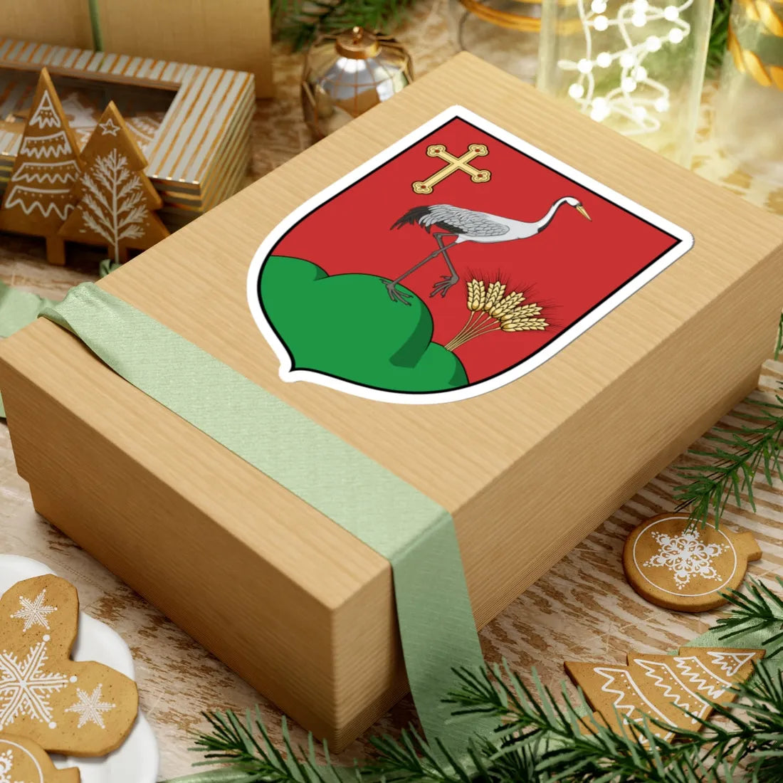 Coa Hungary Town Daruszentmiklós (Hungary) (Coat of Arms) STICKER Vinyl Kiss-Cut Decal - The Sticker Space