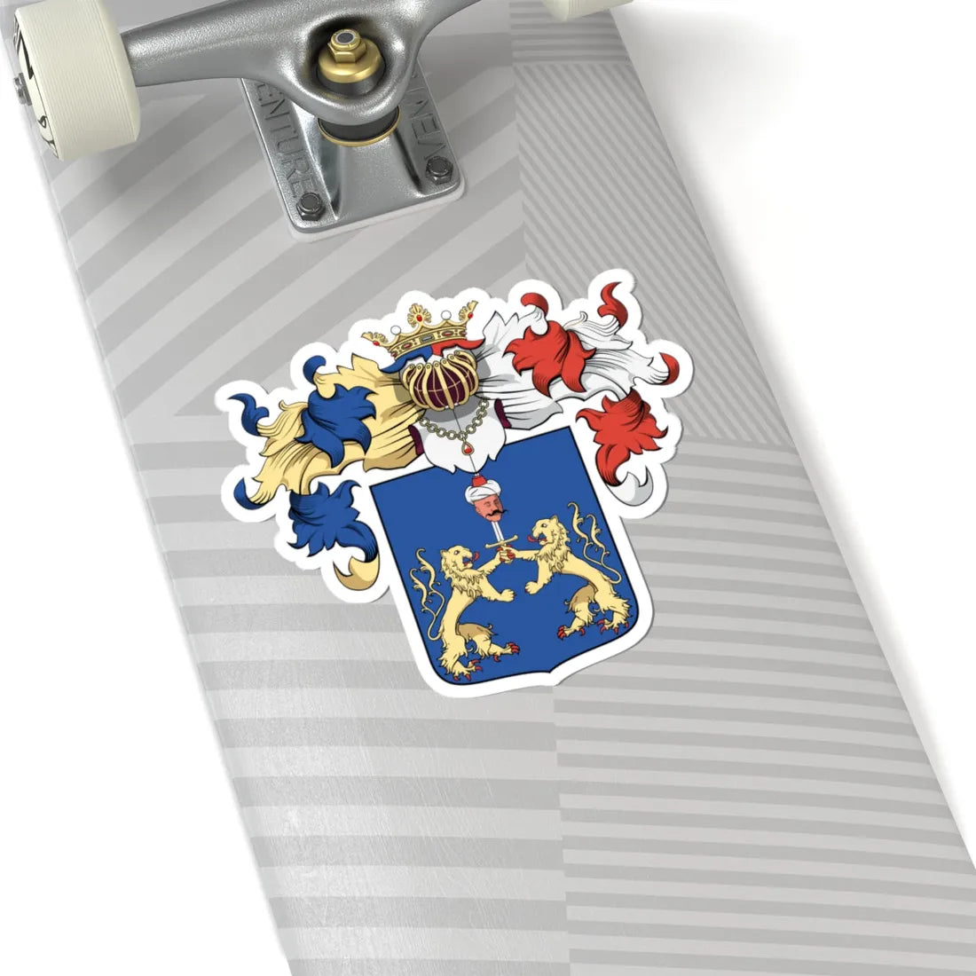 Coa Hungary Town Derecske big (Hungary) (Coat of Arms) STICKER Vinyl Kiss-Cut Decal - The Sticker Space