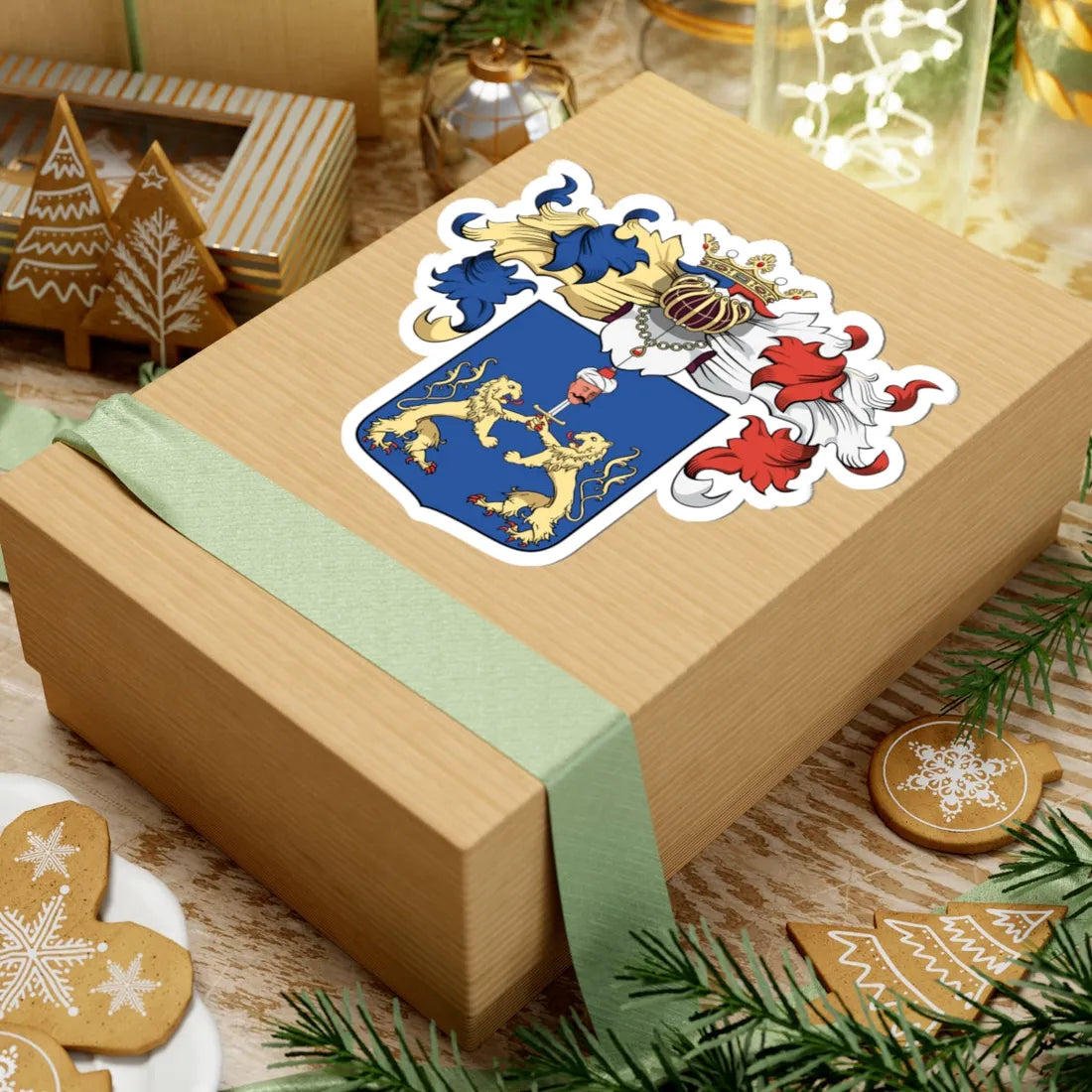 Coa Hungary Town Derecske big (Hungary) (Coat of Arms) STICKER Vinyl Kiss-Cut Decal - The Sticker Space