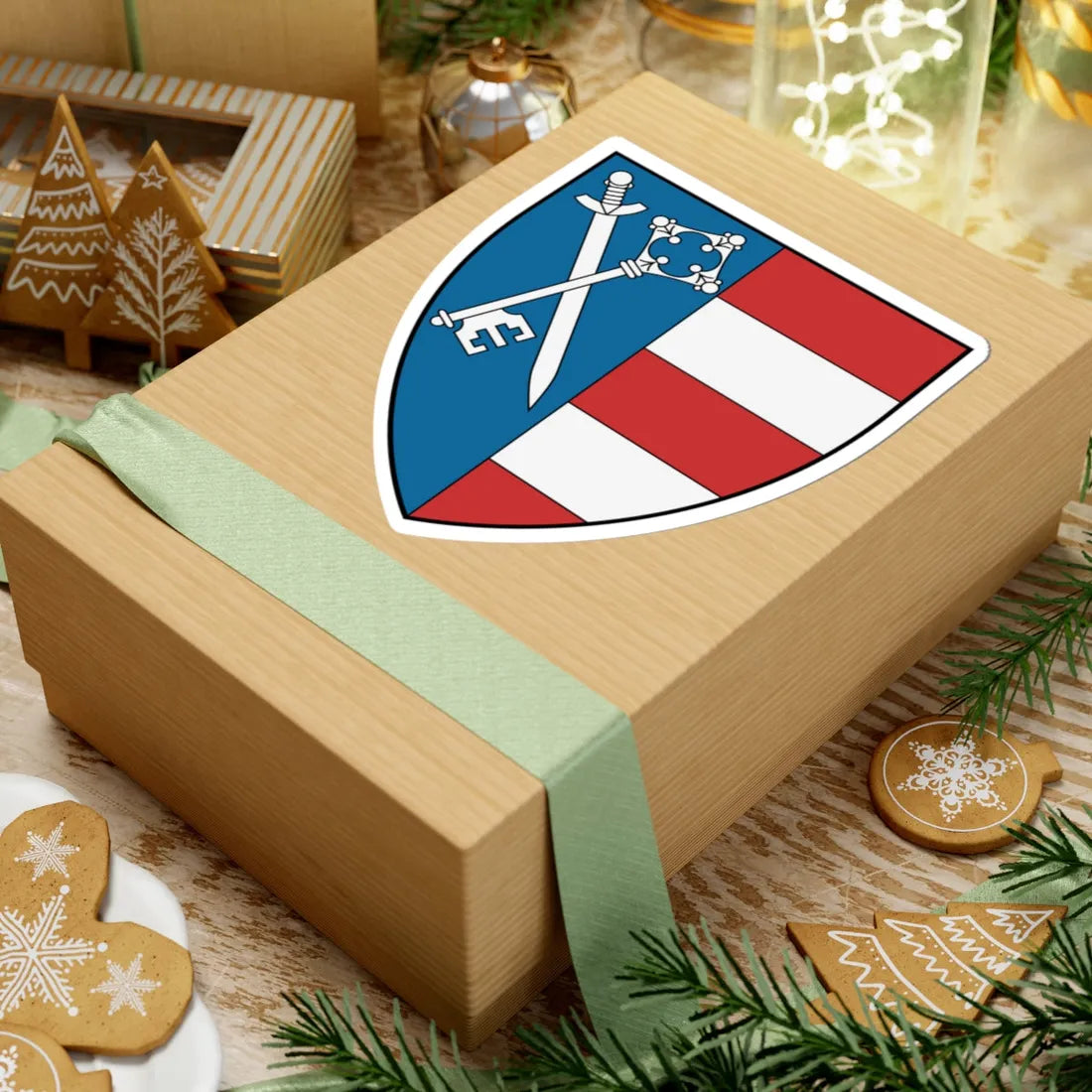 Coa Hungary Town Detek (Hungary) (Coat of Arms) STICKER Vinyl Kiss-Cut Decal - The Sticker Space