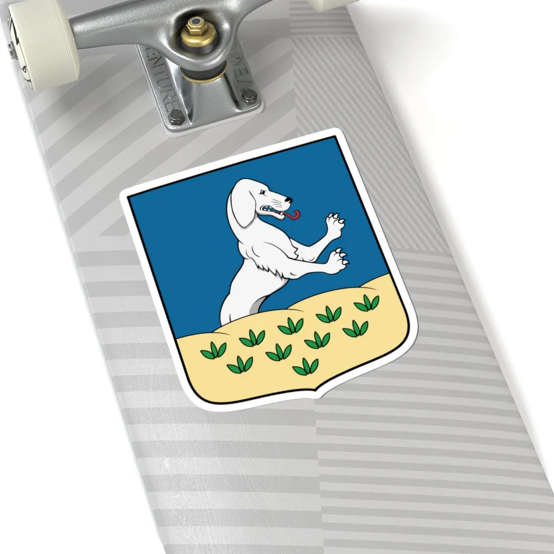 Coa Hungary Town Ebes (Hungary) (Coat of Arms) STICKER Vinyl Kiss-Cut Decal - The Sticker Space