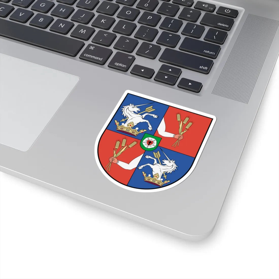 Coa Hungary Town Ecseny (Hungary) (Coat of Arms) STICKER Vinyl Kiss-Cut Decal - The Sticker Space