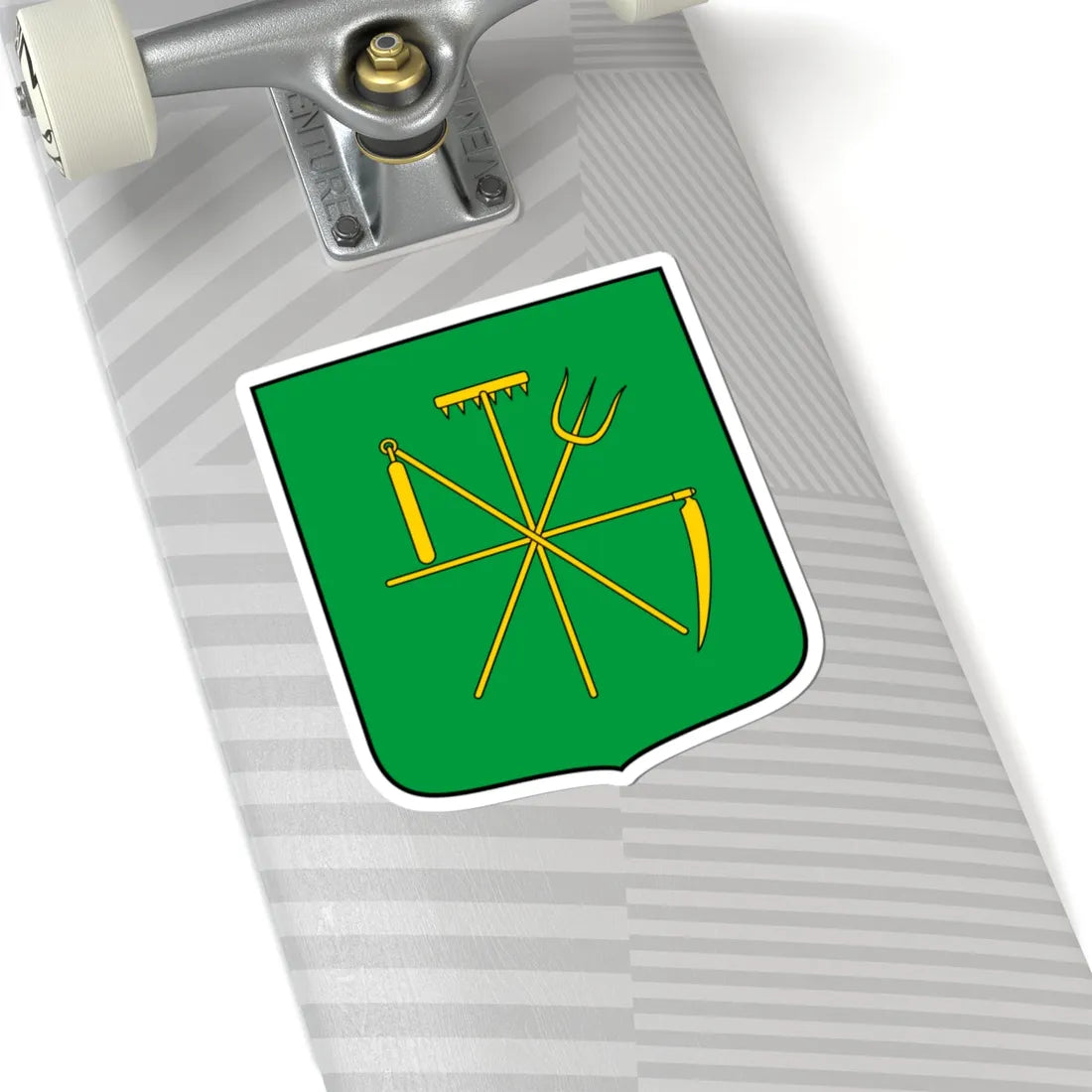 Coa Hungary Town Edde (Hungary) (Coat of Arms) STICKER Vinyl Kiss-Cut Decal - The Sticker Space