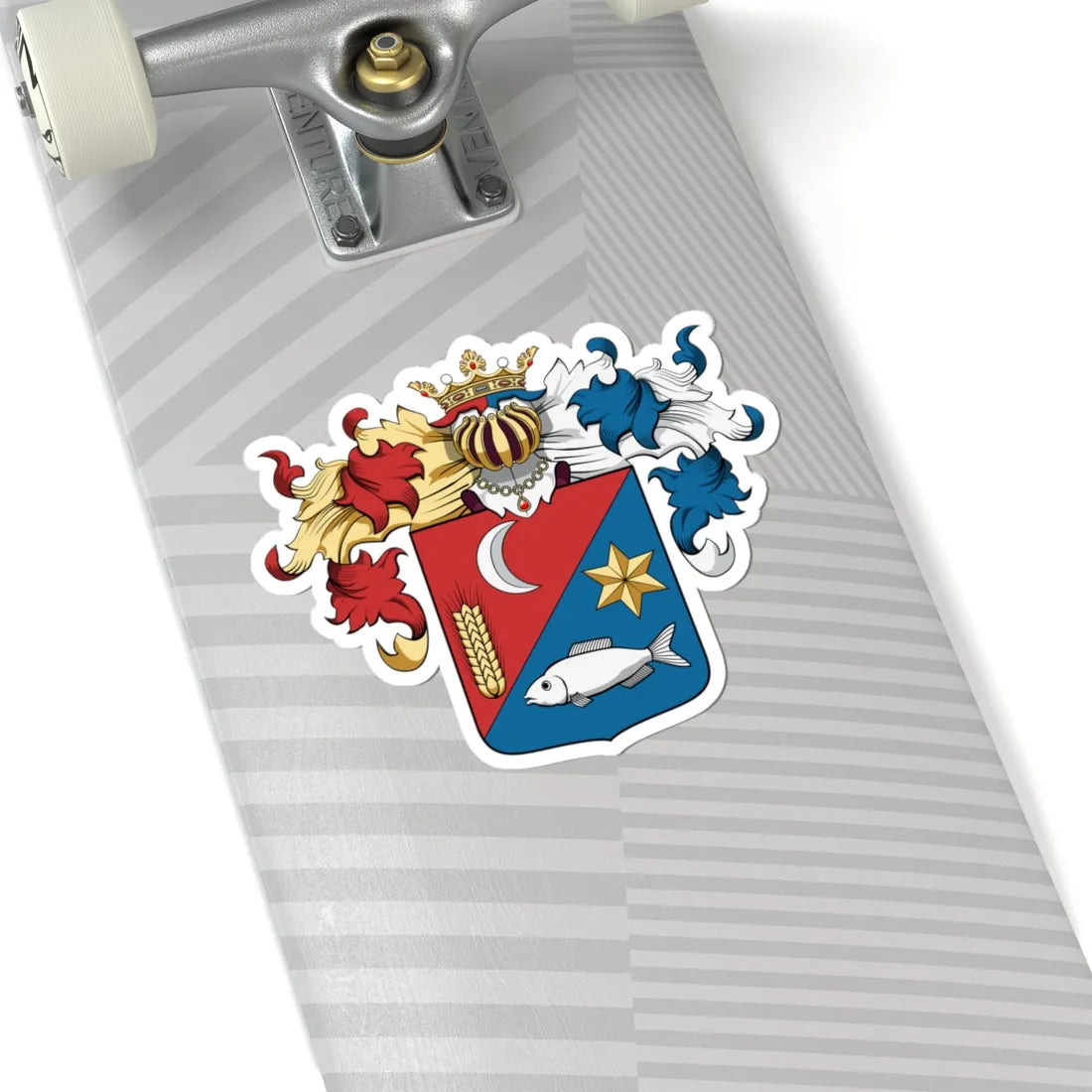 Coa Hungary Town Esztár big (Hungary) (Coat of Arms) STICKER Vinyl Kiss-Cut Decal - The Sticker Space
