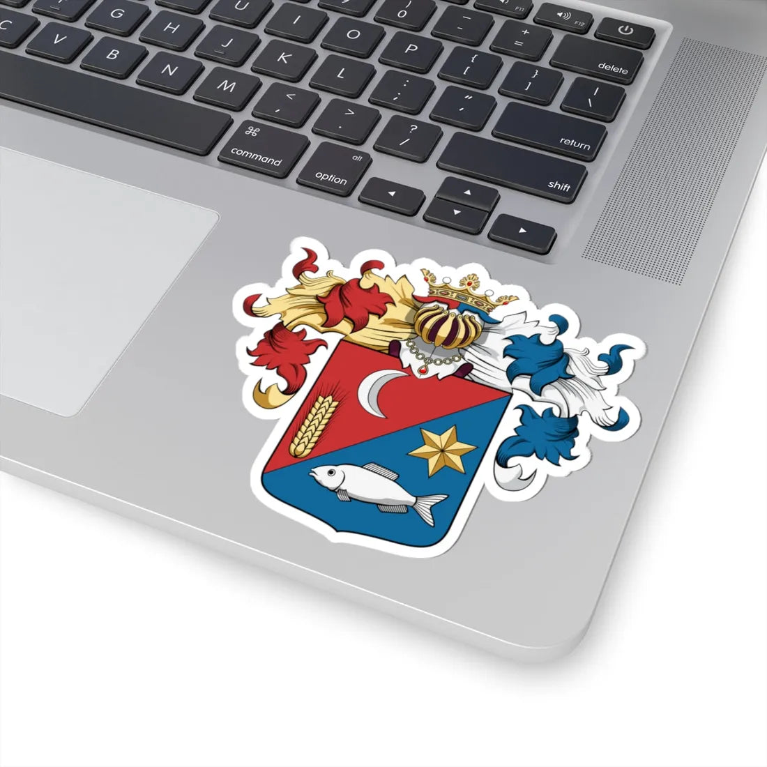 Coa Hungary Town Esztár big (Hungary) (Coat of Arms) STICKER Vinyl Kiss-Cut Decal - The Sticker Space