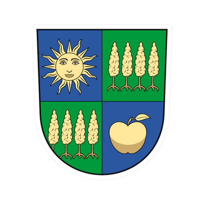 Coa Hungary Town Fényeslitke (Hungary) (Coat of Arms) STICKER Vinyl Kiss-Cut Decal 2 Inch White - The Sticker Space