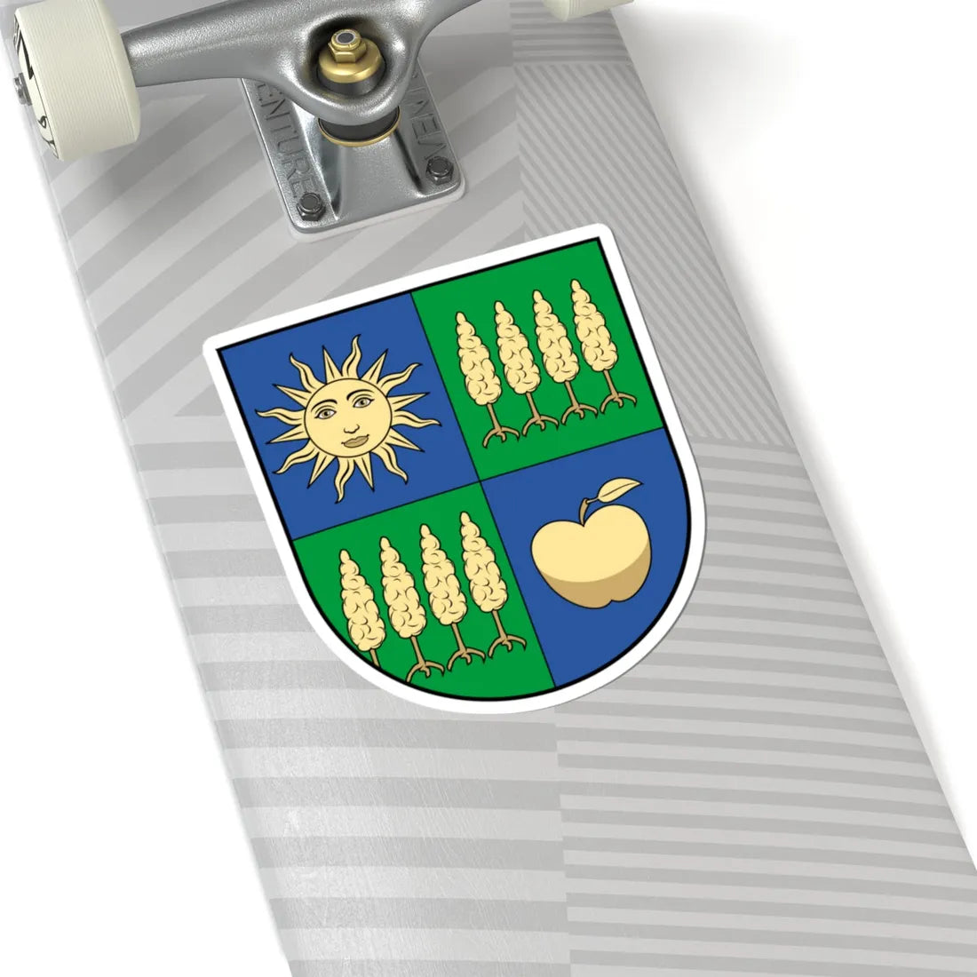 Coa Hungary Town Fényeslitke (Hungary) (Coat of Arms) STICKER Vinyl Kiss-Cut Decal - The Sticker Space