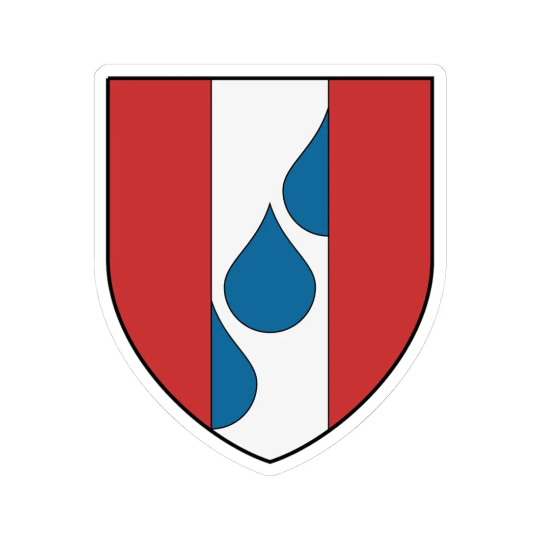 Coa Hungary Town Galgaguta (Hungary) (Coat of Arms) STICKER Vinyl Kiss-Cut Decal 3 Inch White - The Sticker Space