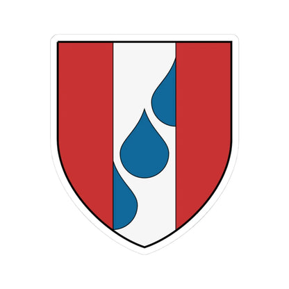 Coa Hungary Town Galgaguta (Hungary) (Coat of Arms) STICKER Vinyl Kiss-Cut Decal 3 Inch White - The Sticker Space