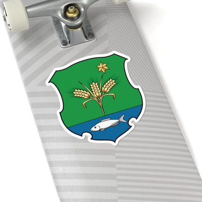 Coa Hungary Town Geszteréd (Hungary) (Coat of Arms) STICKER Vinyl Kiss-Cut Decal - The Sticker Space